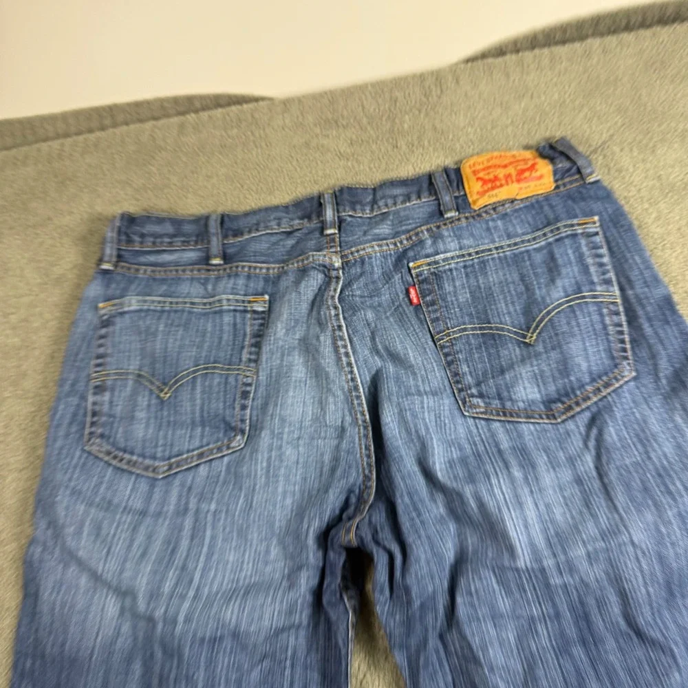 Levis 514 Straight Fit Mens Jeans Medium Wash Blue Denim 40x32